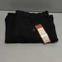 Haggar Mens Cool 18 Classic Fit Flat Front Hidden Expandable Waistband Casual Pant (36W x 34L, Black)