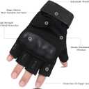 HIKEMAN Motorcycle Gloves Touchscreen Gloves - Full Finger Half Finger Knuckle Protection Motorbike Cycling Glove for Camping Driving ATV Hiking Climbing Working Sports Training