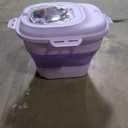 The Pet Paw Collapsible Dog Food Storage Bin - Purple