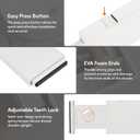 Lifewit 12 Pack Drawer Dividers Plastic 4" High, 11-17" Adjustable Drawer Organizers for Clothes, Expandable Dresser Separators in Bedroom/Bathroom/Kitchen/Office Organization and Storage, Beige