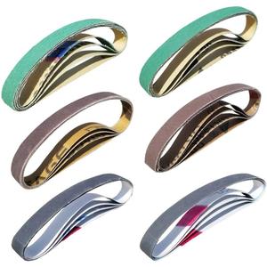 24 Pack 1/2" x 10" Replacement Knife Sharpener Sander Belt Kit for Work Sharp WSCMB Combo Knife Sharpener- 80/120/240/400/1000/1200 Grits Sanding Belt (0.5 x10 Inch)