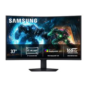 Samsung 37” Odyssey G7 (G75F) 4K UHD Resolution, 165Hz, Curved Gaming Monitor, 1ms Response Time (GtG), VESA DisplayHDR 600, AMD FreeSync Premium Pro, LS37FG75DENXZA, 2025