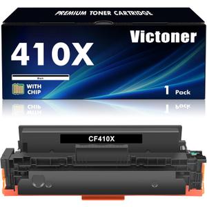 410X Black Toner Cartridge 1-Pack: Compatible Replacement for HP Pro MFP M477fnw Pro MFP M477fdn Pro MFP M477fdw Pro MFP M377dw Pro M452dw Pro M452nw Pro M452dn Printer