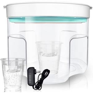 2026 Upgraded Resin Bubble Remover Machine with Timer, 3–9 Mins Fast 99% Bubble Removal, 95kPa Resin Vacuum Chamber, 2L Epoxy Resin Bubble Remover for Resin Molds, Art & Crafts (Blue)