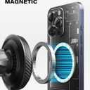 APPS2Car Upgraded for QI2 Magsafe Cup Holder Charger, Car Mount Charger 15W Fast Charging, Wireless Magnetic Cell Phone Stand with Tri-Pivot Arm for iPhone 17 Air Pro Max Plus 16 15 14 13 12