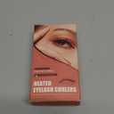 Heated Eyelash Curler Fast Heat Up in 5s - C-Shaped Eyelash Curler for 24H Long Lasting Curls - Safe Anti-Burn Rechargeable Electric Lash Curler Elevate Your Beauty with Stunning Lashes (Pink, L)