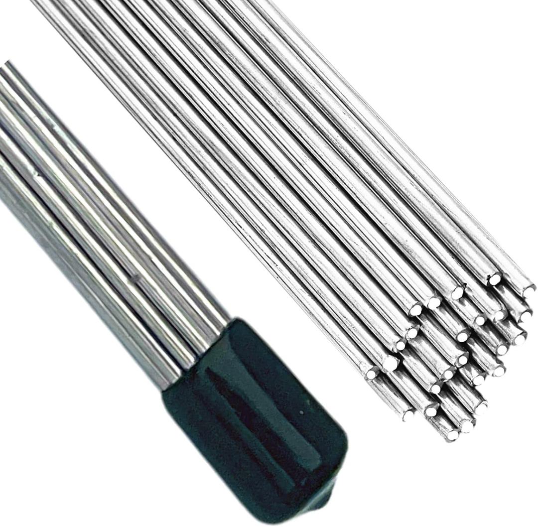 20 Sticks Aluminum Brazing Rod Low Temperature, Aluminum Welding Rods for Propane Torch, Flux Core Welding Wire for Alu, Alu Alloy, Aluminum Repair, 3/32"x 16"