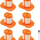 6 Pack HHVKF10 Replacement Filters Fit for Black and Decker Handheld Vacuum Filter Models HHVK HHVK320J HHVK320J10 HHVK320JZ01 HHVK515J HHVK515JP HHVK515JP07 HHVK515J00FF HHVK415B01