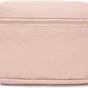 ODODOS 2L Belt Bag for Women Men, Crossbody Fanny Packs with Adjustable Strap Waist Pouch for Workout Hiking Running Travel, Light Pink