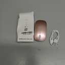 Bluetooth Wireless Mouse USB C for MacBook Air Pro iMac Laptop Desktop Computer, Wireless Rechargeable Silent C Mouse for Mac Desktop/iPad/Surface Pro (BT5.2/3.0, 2.4G USB A, Type-C Receiver)