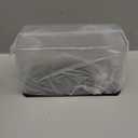 OLYCRAFT Clear Plastic Display Case 7x3.5x4 Inch Display Stand Box SelfAssembl Display Case with Black Base Dust Proof Protection Showcase for Collection Bricks Blocks Models