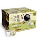Caza Trail Coffee, Organic Extra Bold Medium Roast, 100 Single Serve Cups (EXP 08/22/27)