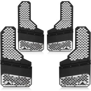 Universal Truck Mud Flaps Splash Guards for Pickup 4-Piece Set