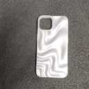 Caseative for iPhone 13 Case,Water Ripple Pattern Wave Compatible with iPhone Case (Light White,iPhone 13)