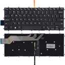 TLBTEK Backlight Keyboard Replacement Compatible with Dell Inspiron 13-5368 P69G 13-5378 13-5370 13-7368 13-7370 13-7373 13-7375 13-7378 13-7380 14-3480 14-3481 Series Laptop