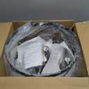 BrightHome Farmhouse Rustic Light Fixture Ceiling Mount, Semi Flush Mount Ceiling Light Fixture, 4-Light Black Industrial Retro Washed Ceiling Light for Kitchen Dining Room Bedroom Hallway Bathroom