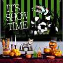 Beetle Halloween Party Decorations Backdrop Banner 5x3 Ft It's Show Time Halloween Birthday Decorations Banner Horror Themed Party Decorations Background Photo Booth