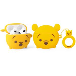 Case for AirPods 3rd Generation Earbuds(2021) with Keychain, Suublg Silicone Cute Case Protective Shockproof Covers with Cartoon Characters Skin Design for AirPods 3