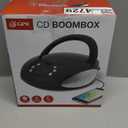 GPX, Inc. Portable Top-Loading CD Boombox with AM/FM Radio and 3.5mm Line in for MP3 Device - Black (Pack of 1)