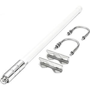B01 PL259 VHF UHF Antenna Omnidirectional Fiber Glass 16.93inch