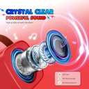 Mini Karaoke Machine Toys Gifts: Kids Toys Birthday Gifts for 4 5 6 7 8 9 Years Old Girl Boy LED Portable Bluetooth Speaker with 2 Wireless Microphone Girl Gift Age 3-12+