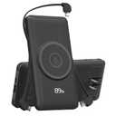 Magnetic 10000mAh Portable Charger for iWatch & iPhone, 22.5W USB C Fast Charging Wireless Power Bank Built-in Cables and Wall Plug, External Travel Battery Pack Compatible with iOS Android Devices