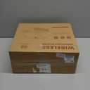 Vinyl Record Player Turntable with Built-in Bluetooth Receiver & 2 Stereo Speakers, 3 Speed 3 Size Portable Retro Record Player for Entertainment and Home Decoration (Brown)