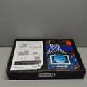 AND1 Mini Basketball Hoop: 18”x12” Pre-Assembled Portable Over The Door with Flex Rim, Includes Two Deflated 5” Mini Basketball with Pump, for Indoor, Orange/Light Blue