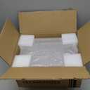 Oubonun Expandable Drawer Organizer 11.1 to 19.2 Width, Shallow Cosmetic Organizer 1.3 Height, 2 Packs, Clear Plastic Storage Trays for Dressing Table,Bathroom