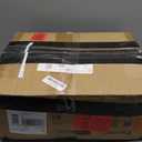 BALEINE 12 Pack Stackable Shoe Storage Boxes Fit Size 11, Thickened Clear Shoe Box Bins with Lids, Plastic Foldable Organizer Sneaker Storage Containers (X-Large, Black)