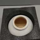 Ceramic Flower Vase Home Decor, 6.2 inch Farmhouse Rustic Vintage Decorative Vases, Pottery Terracotta Boho Flowers Vases for Dining Table, Living Room, Shelf, Kitchen, Bedroom (6.2"-Terracotta)