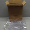 Kucoele 24 Pack Plastic Margarita Glasses, 12oz Disposable Cocktail Glasses Clear Party Cups for Champagne, Martini