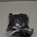 ZESICA Womens 2026 Fall Tie Front Bow Cardigan Sweaters Long Bell Sleeve V Neck Ruffled Knit Cropped Trendy Tops (Small, Black)