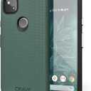 Crave Pixel 4a Case, Dual Guard Protection Series Case for Google Pixel 4a - Forest Green
