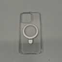 TORRAS Magnetic Ostand for iPhone 15 Pro Max Case, [Military Grade Drop Tested][Compatible with MagSafe][Built-in Kickstand] Clear Slim Hard Back Soft Edge Anti-Fingerprint 6.7" 2023, Clear