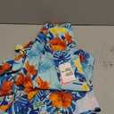 Cromoncent Matching Hawaiian Outfits for Family, Dad and Son Matching Luau Beach Tropical Shirts Mommy Daughter Tropical Sets (Blue, L)