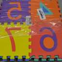 Kangler Kids Foam Puzzle Play Mat 5.9inch x 5.9inch (36-Piece Set) Interlocking EVA Floor Tiles with Alphabet and Numbers