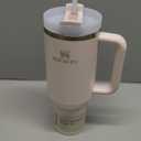 STANLEY Quencher H2.0 Tumbler with Handle and Straw 40 oz Flowstate 3-Position Lid Cup Holder Compatible for Travel Insulated Stainless Steel Cup BPA-Free Rose Quartz 2.0