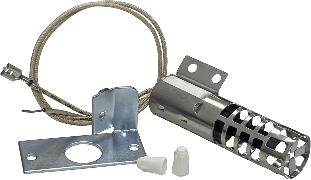 WB2X9154 Oven Igniter Compatible with GE/Kenmore Round Gas Range Igniter, Replacement WB13K10027 WB13K3 PS243425 AP2014008 GR403, 120 Volts |3-1/2 inches Long, 2.5-3.0 Amps