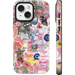 Lumen for iPhone 13 / iPhone 14 Case, Compatible with Magsafe, Leopard Palm
