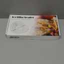 4-in-1 Tortilla Sealer Crimper Press  Adjustable 4"-6"-8"-10" Tortilla & Taco/Burrito Maker Tool with Metal Edge | Easy to Clean, BPA-Free, Durable & Fun for Family Cooking (Gray & Yellow)