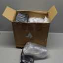 200 Pack Clear Plastic Cups 9 oz Dessert Yogurt Parfait Banana Pudding Pet Disposable Cups with 200 Pcs Sporks for Fruit Ice Cream Party (U Shaped Bottom)