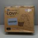 Kinderkraft LOVI Travel Bassinet for Baby, Portable Folding Baby Bed with Built-in Mosquito net, Adjustable Hood and an Additional Cradle Function, Beige