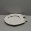 Mayfair Cassel Slow Close Toilet Seat, Easy Clean, Non Slip Premium Wood Seat, Easy Install, Made in USA, Round, Biscuit