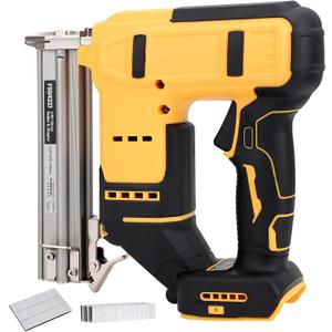 18 Cordless Brad Nailer for 20V MAX Battery, 2 in 1 Electric Nail Staple Powered with 2000 Nails, for Trim Wood Crafting Home DIY (Not Included Battery)