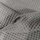 POLYTE 430 GSM Microfiber Oversize Quick Dry Lint Free Bath Towel, 60 x 30 in, 4 Pack (Waffle Weave)