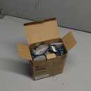 Brizled C9 Christmas Lights Cool White 16FT 25 LED 120V UL Certified Faceted Outdoor Christmas String Lights Connectable Xmas Tree Light for Tree, Holiday, House, Roof Decor