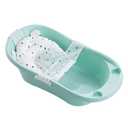 Baby Bath Seat Support Net Soft Infant Bathing Seat Support Mat Suspension Shower Pad Adjustable Non-Slip Newborn Bathtub Sling Mat Baby Sink Bather Tub Shower Net Bathtub Sit Up Mesh 0-6 Month