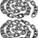 Spooktacular Creations 2 Packs Halloween Chains, 6 Feet Plastic Chains Props Fake Chain Link Prop for Costume Party Decoration, Dress-up Party, Halloween Cosplay Accessories
