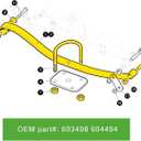 10L0L Heavy Duty Rear Spring Kit for EZGO RXV 2008-up Golf Cart, Dual Action 2 Leaf Spring with Bushings Sleeves U Bolts, OEM# 603498 604494